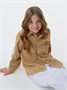 Рубашка детская вельветовая Amarobaby VELVET, цвет бежевый AB-OD23-V33/03-122