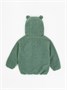 Кофта детская на молнии с подкладом и капюшоном с ушками Amarobaby BEAR, цвет зеленый AB-OD23-B12/13-98