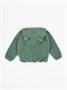 Кофта детская на молнии с подкладом и капюшоном с ушками Amarobaby BEAR, цвет зеленый AB-OD23-B12/13-98