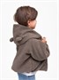 Кофта детская на молнии с подкладом и капюшоном с ушками Amarobaby BEAR, цвет коричневый AB-OD23-B12/12-98