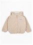 Кофта детская на молнии с подкладом и капюшоном с ушками Amarobaby BEAR, цвет бежевый AB-OD23-B12/03-98
