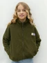 Толстовка детская на молнии Amarobaby LAMB, цвет хаки AB-OD23-32L/26-122