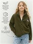 Толстовка детская на молнии Amarobaby LAMB, цвет хаки AB-OD23-32L/26-122