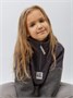 Толстовка детская с молнией на горловине Amarobaby COMFORT, цвет серый AB-OD23-32C/11-128