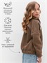 Толстовка детская на молнии Amarobaby LAMB, цвет какао AB-OD23-32L/41-122