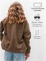 Толстовка детская на молнии Amarobaby LAMB, цвет какао AB-OD23-32L/41-122