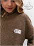 Толстовка детская на молнии Amarobaby LAMB, цвет какао AB-OD23-32L/41-122