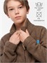 Толстовка детская на молнии Amarobaby LAMB, цвет какао AB-OD23-32L/41-122