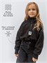 Толстовка детская с молнией на горловине Amarobaby COMFORT, цвет черный AB-OD23-32C/09-128