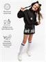 Толстовка детская с молнией на горловине Amarobaby COMFORT, цвет черный AB-OD23-32C/09-128