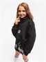 Толстовка детская с молнией на горловине Amarobaby COMFORT, цвет черный AB-OD23-32C/09-128