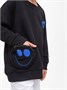 Свитшот с накладным карманом Amarobaby SMILE, цвет черный AB-OD23-S28/09-110