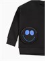 Свитшот с накладным карманом Amarobaby SMILE, цвет черный AB-OD23-S28/09-110