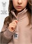 Толстовка детская с молнией на горловине Amarobaby COMFORT, цвет какао AB-OD23-32C/41-128