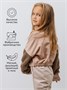 Толстовка детская с молнией на горловине Amarobaby COMFORT, цвет какао AB-OD23-32C/41-128