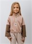 Толстовка детская с молнией на горловине Amarobaby COMFORT, цвет какао AB-OD23-32C/41-128