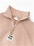 Толстовка детская с молнией на горловине Amarobaby COMFORT, цвет какао AB-OD23-32C/41-128