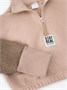 Толстовка детская с молнией на горловине Amarobaby COMFORT, цвет какао AB-OD23-32C/41-128
