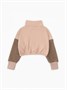 Толстовка детская с молнией на горловине Amarobaby COMFORT, цвет какао AB-OD23-32C/41-128