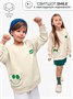 Свитшот с накладным карманом Amarobaby SMILE, цвет кремовый AB-OD23-S28/02-110