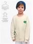 Свитшот с накладным карманом Amarobaby SMILE, цвет кремовый AB-OD23-S28/02-110