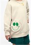 Свитшот с накладным карманом Amarobaby SMILE, цвет кремовый AB-OD23-S28/02-110