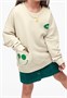 Свитшот с накладным карманом Amarobaby SMILE, цвет кремовый AB-OD23-S28/02-110