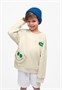 Свитшот с накладным карманом Amarobaby SMILE, цвет кремовый AB-OD23-S28/02-110