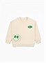 Свитшот с накладным карманом Amarobaby SMILE, цвет кремовый AB-OD23-S28/02-110