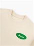 Свитшот с накладным карманом Amarobaby SMILE, цвет кремовый AB-OD23-S28/02-110