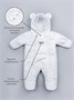 Комбинезон детский демисезонный Amarobaby Spring, белый AB-OD23-6201N-BE-62