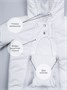 Комбинезон детский демисезонный Amarobaby Spring, белый AB-OD23-6201N-BE-62
