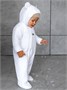 Комбинезон детский демисезонный Amarobaby Spring, белый AB-OD23-6201N-BE-62