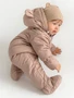 Комбинезон детский демисезонный Amarobaby Spring, бежевый AB-OD23-6201N-BEG-62