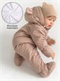 Комбинезон детский демисезонный Amarobaby Spring, бежевый AB-OD23-6201N-BEG-62