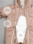Комбинезон детский демисезонный Amarobaby Spring, бежевый AB-OD23-6201N-BEG-62
