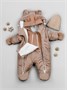 Комбинезон детский демисезонный Amarobaby Spring, бежевый AB-OD23-6201N-BEG-62