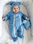 Комбинезон детский демисезонный Amarobaby Spring, голубой AB-OD23-6201N-GO-62