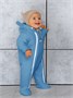 Комбинезон детский демисезонный Amarobaby Spring, голубой AB-OD23-6201N-GO-62