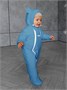 Комбинезон детский демисезонный Amarobaby Spring, голубой AB-OD23-6201N-GO-62
