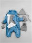 Комбинезон детский демисезонный Amarobaby Spring, голубой AB-OD23-6201N-GO-62