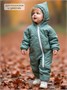 Комбинезон детский демисезонный стеганый с закрытыми ножками Amarobaby ELF, мятный AB-OD23-6201EL-32-62