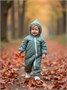 Комбинезон детский демисезонный стеганый с закрытыми ножками Amarobaby ELF, мятный AB-OD23-6201EL-32-62