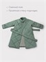 Пальто стёганое для девочек AmaroBaby TRENDY, фисташковый AB-OD22-TRENDY29/39-146