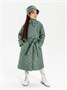 Пальто стёганое для девочек AmaroBaby TRENDY, фисташковый AB-OD22-TRENDY29/39-146