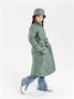 Пальто стёганое для девочек AmaroBaby TRENDY, фисташковый AB-OD22-TRENDY29/39-146