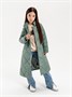 Пальто стёганое для девочек AmaroBaby TRENDY, фисташковый AB-OD22-TRENDY29/39-146