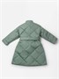 Пальто стёганое для девочек AmaroBaby TRENDY, фисташковый AB-OD22-TRENDY29/39-146