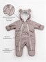Комбинезон детский демисезонный Amarobaby Spring, лавандово-серый AB-OD23-6201N-LA-74