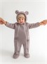 Комбинезон детский демисезонный Amarobaby Spring, лавандово-серый AB-OD23-6201N-LA-74